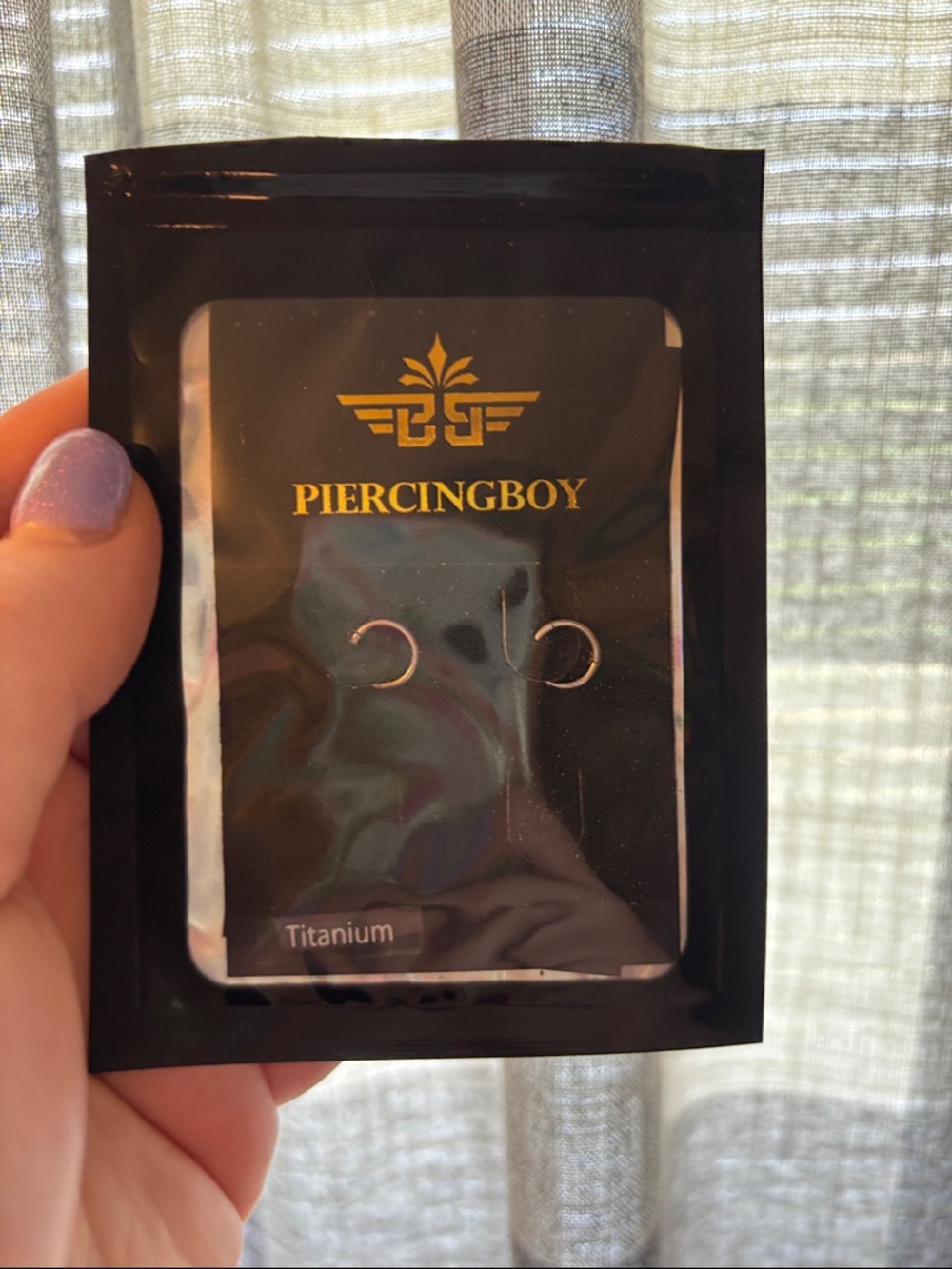 PiercingBoy Titanium Small Hoop Earrings - Silver Tone